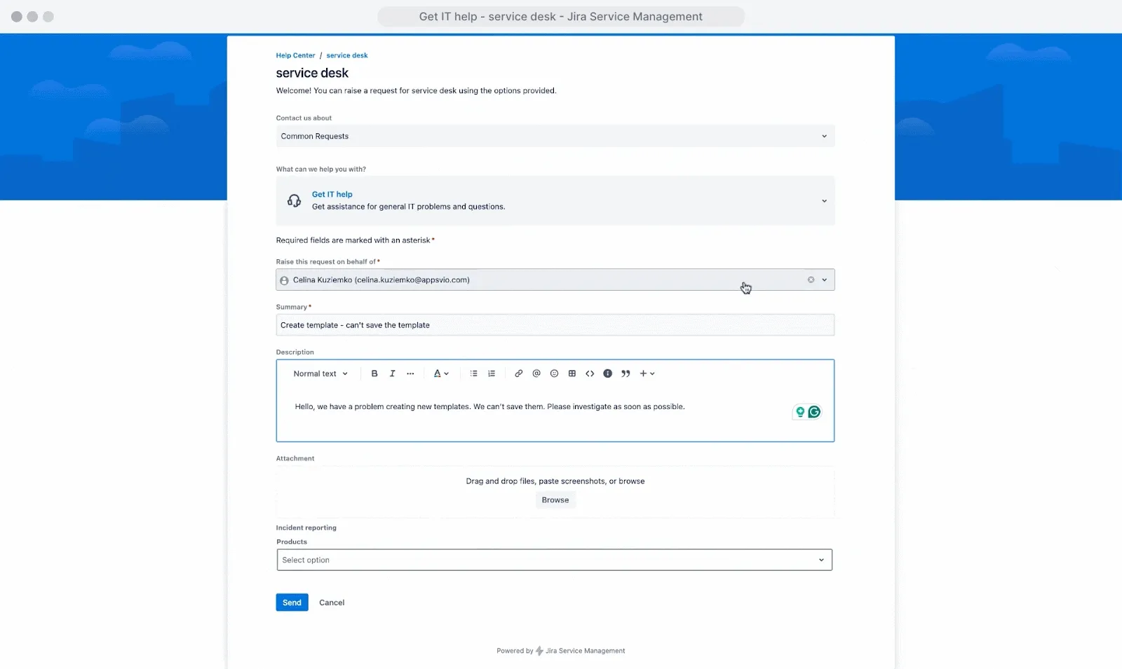 Multilevel Select on Jira Service Management